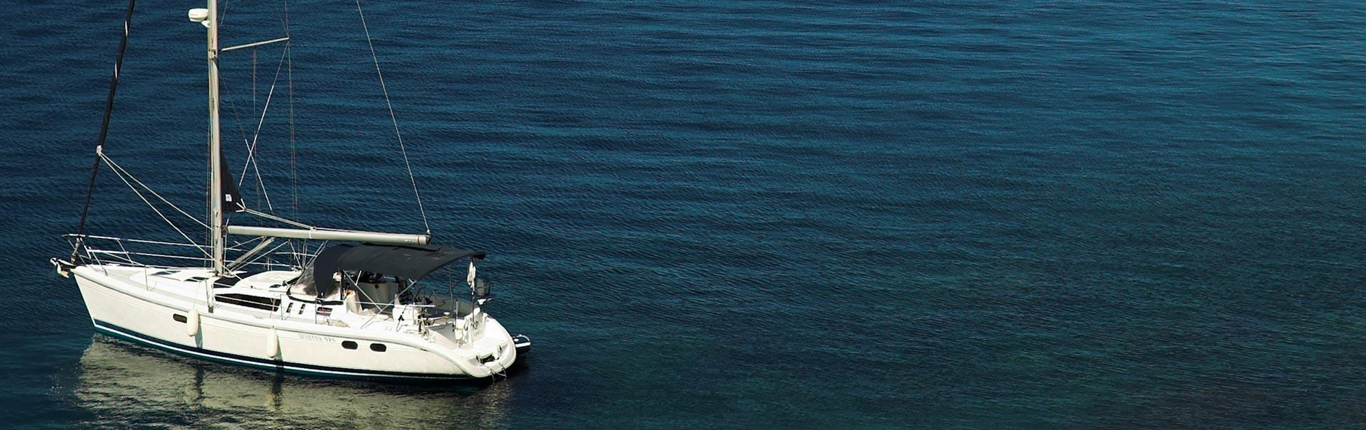 A White Boat